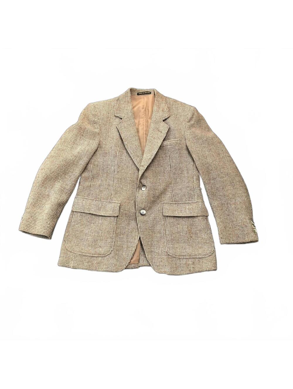 Vintage Orvis Harris Tweed Light Weight Wool Sport Coat Blazer Made in England